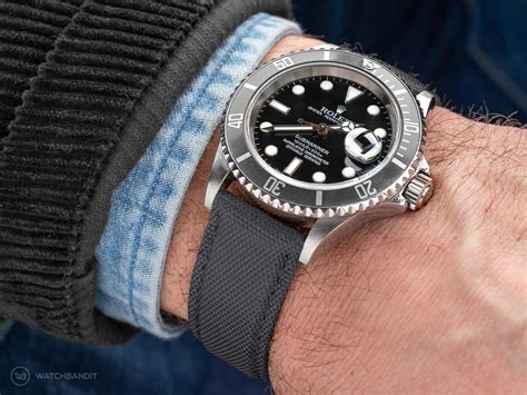 rolex submariner sailcloth|rolex submariner leather straps.